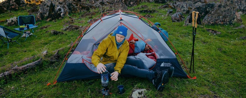 Camping and hiking