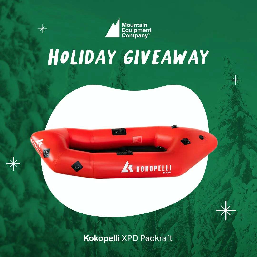 Dreaming of future days floating around in the warm sun? Us too. Enter now for a chance to win this burly little packraft, which packs down to about the size of a sleeping bag.
