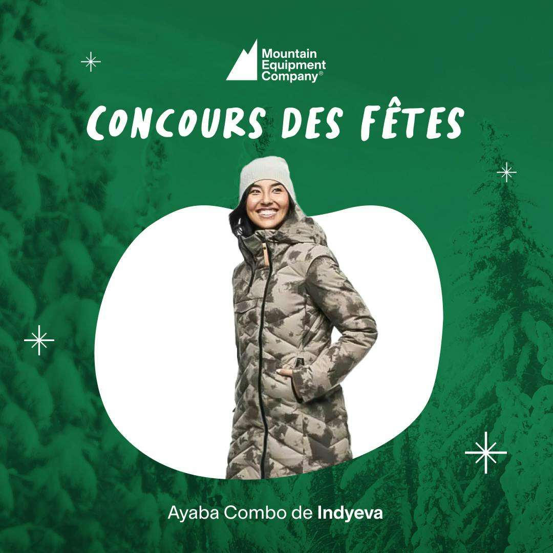 Indyeva est une marque canadienne de vêtements actifs basée à Montréal. Conçu pour les hivers québécois, ce manteau (dans une couleur exclusive à MEC!) a toutes les caractéristiques essentielles pour contrer le froid glacial. 