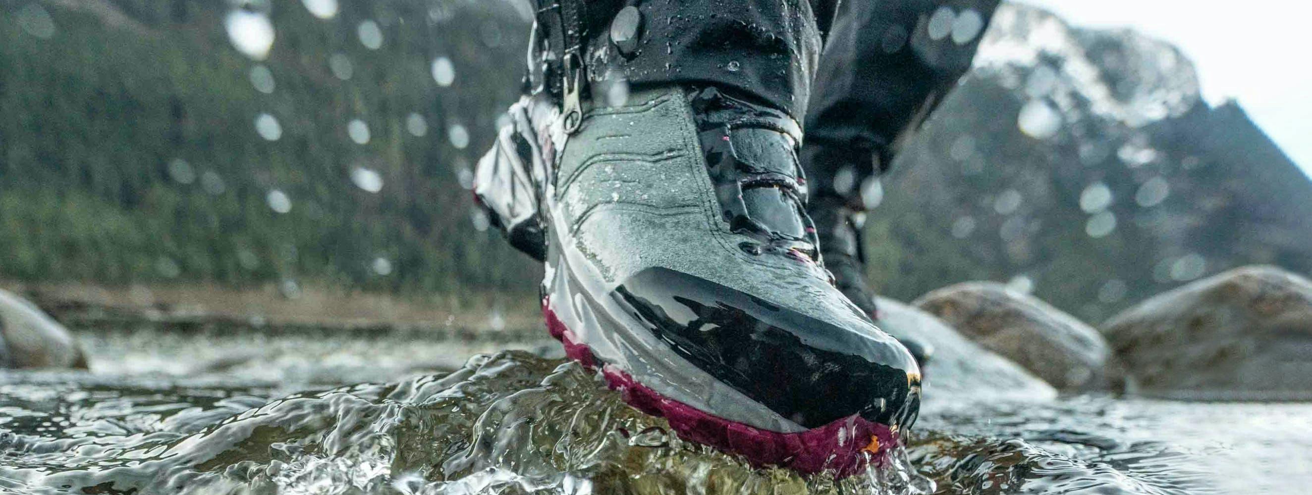 Stay dry on trail. Waterproof hiking boots and trail runners for off-season soggy sections.. Shop waterproof treads