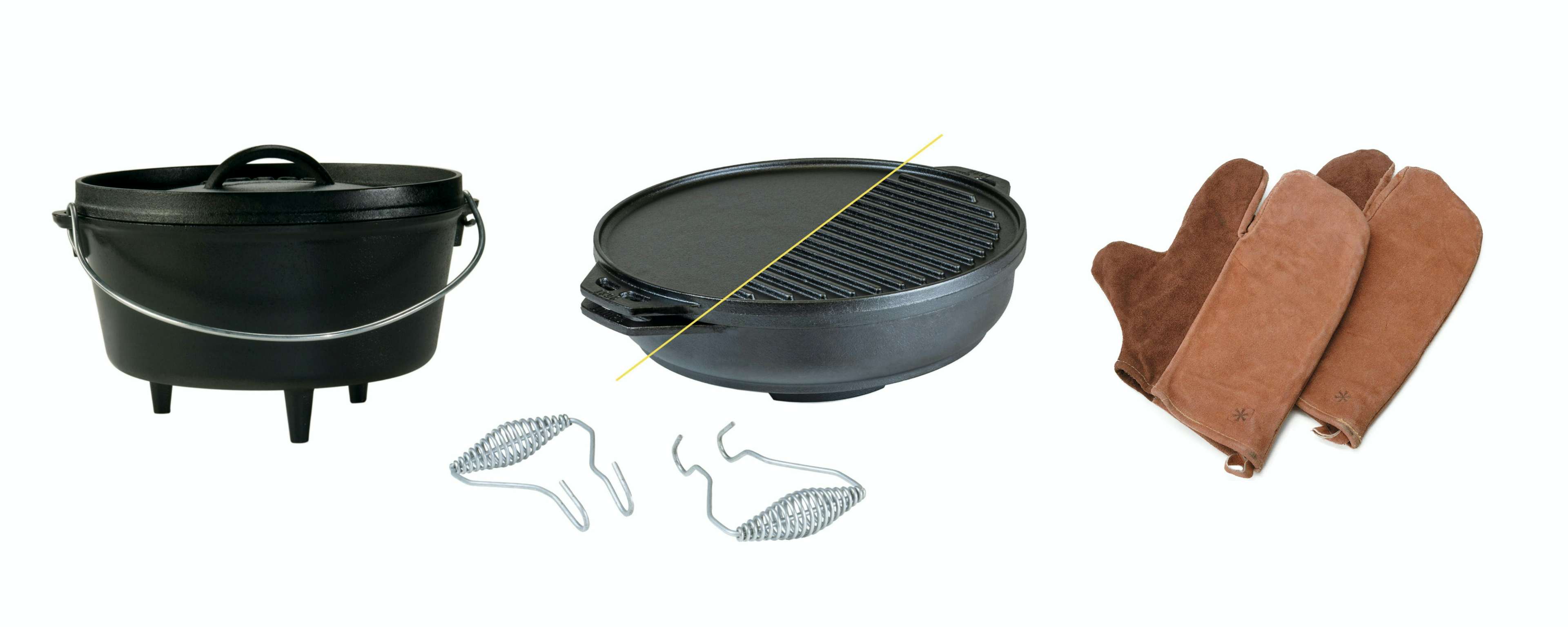 dutch ovens and mitts
