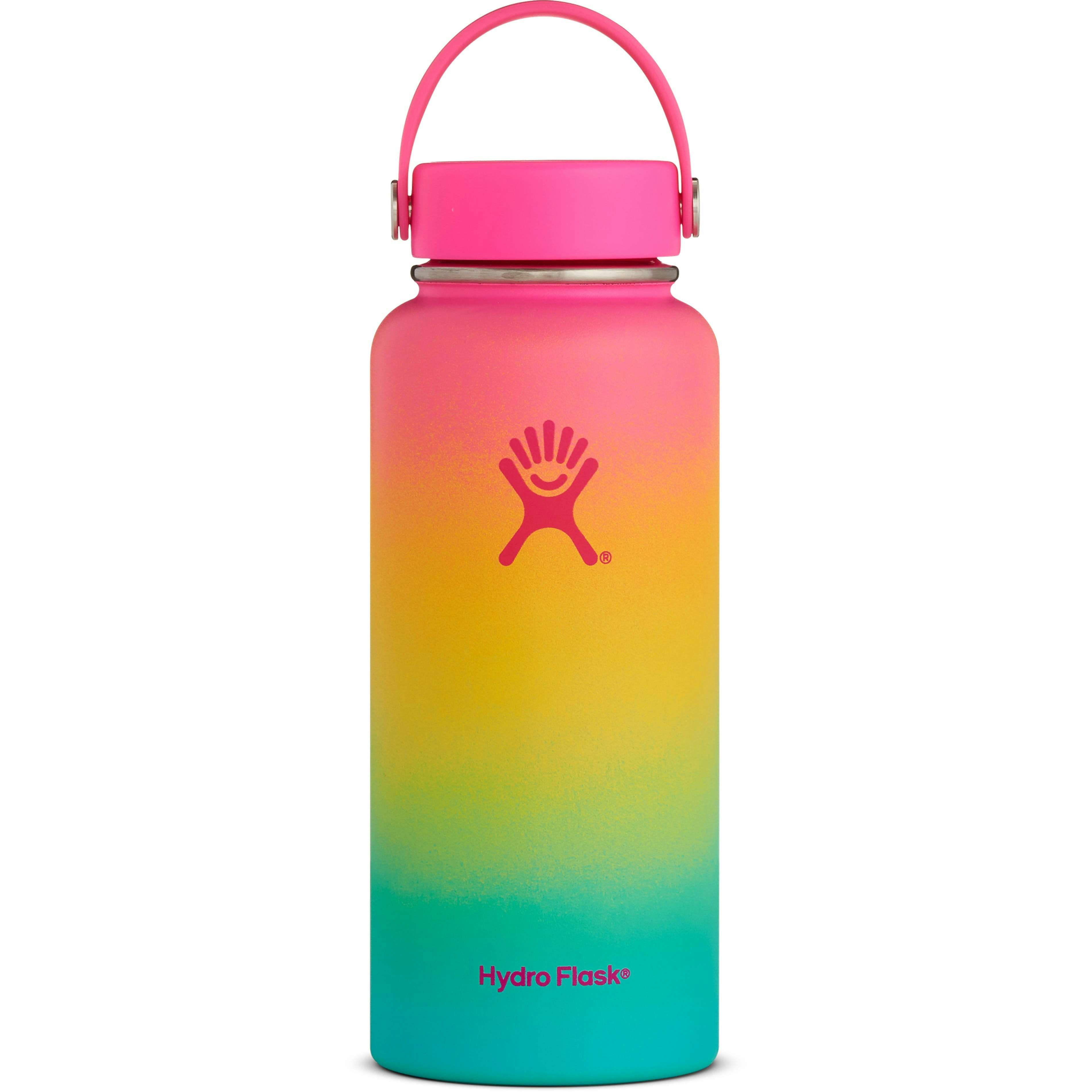 Hydroflask water bottle in rainbow colour