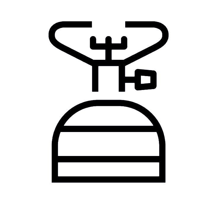 Icon of a camp stove