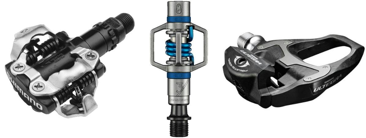 Examples of clipless pedals