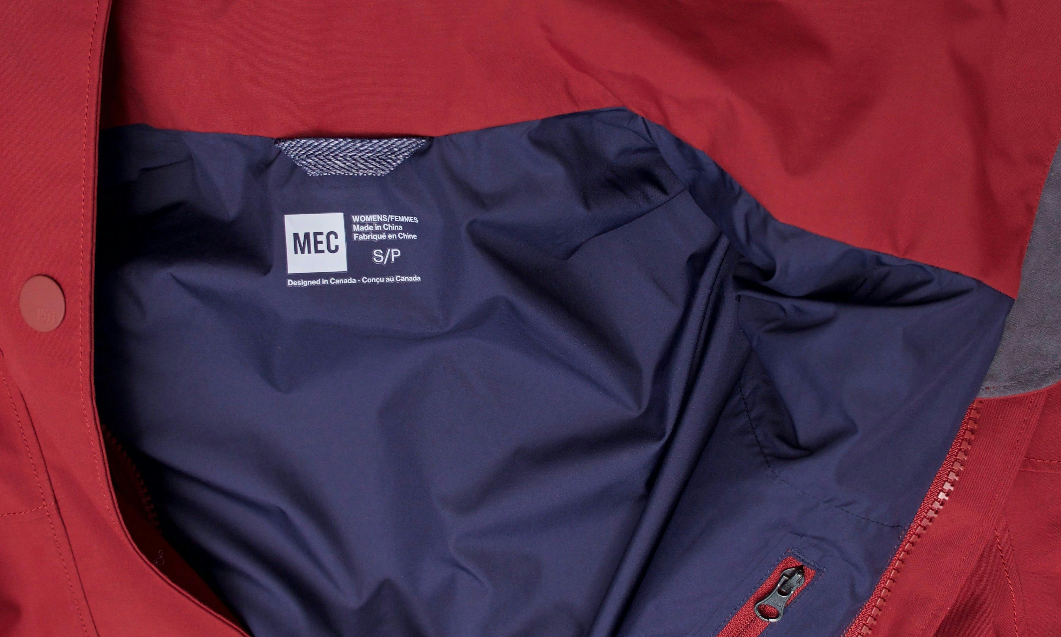 Close-up of MEC Monsoon Jacket