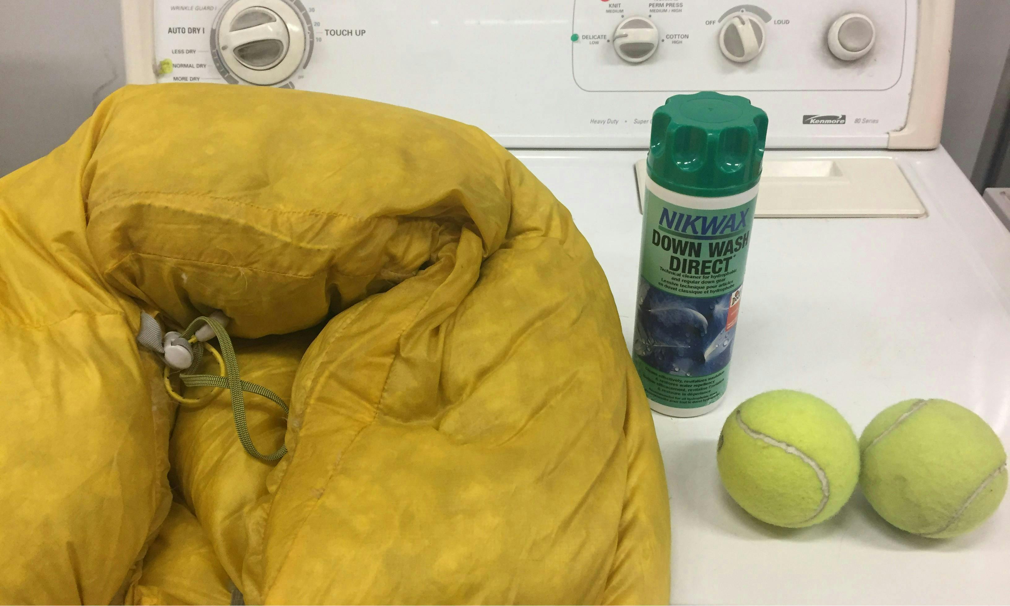 Items you need to wash a down sleeping bag