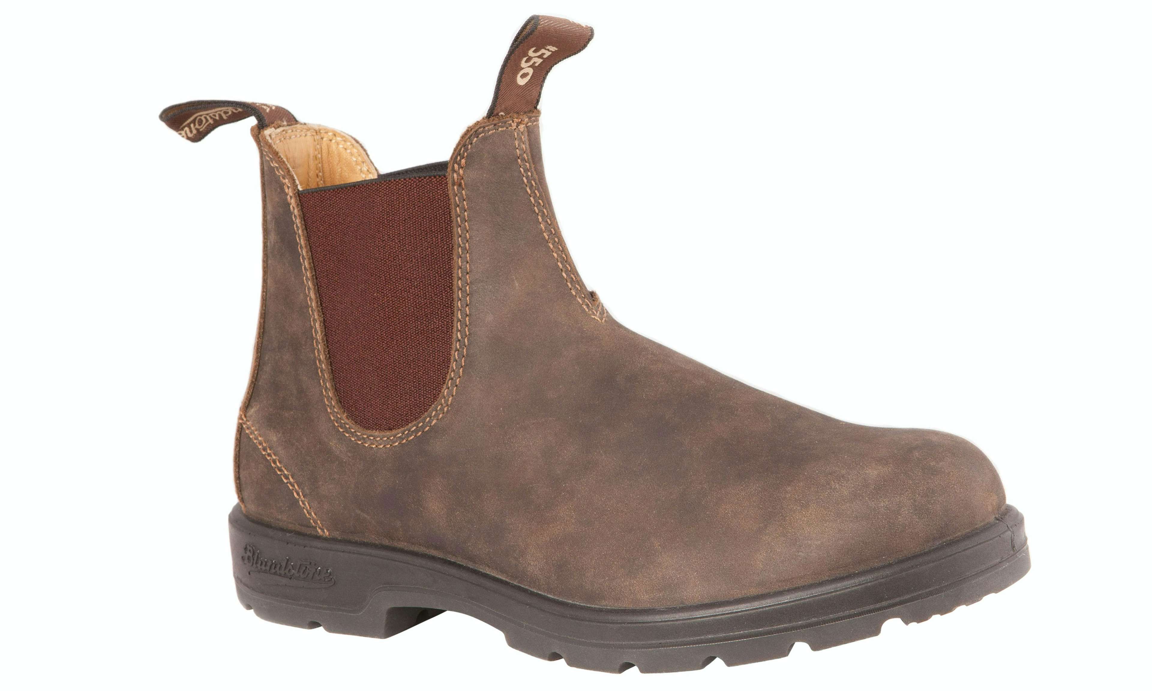 Brown Blundstones boots