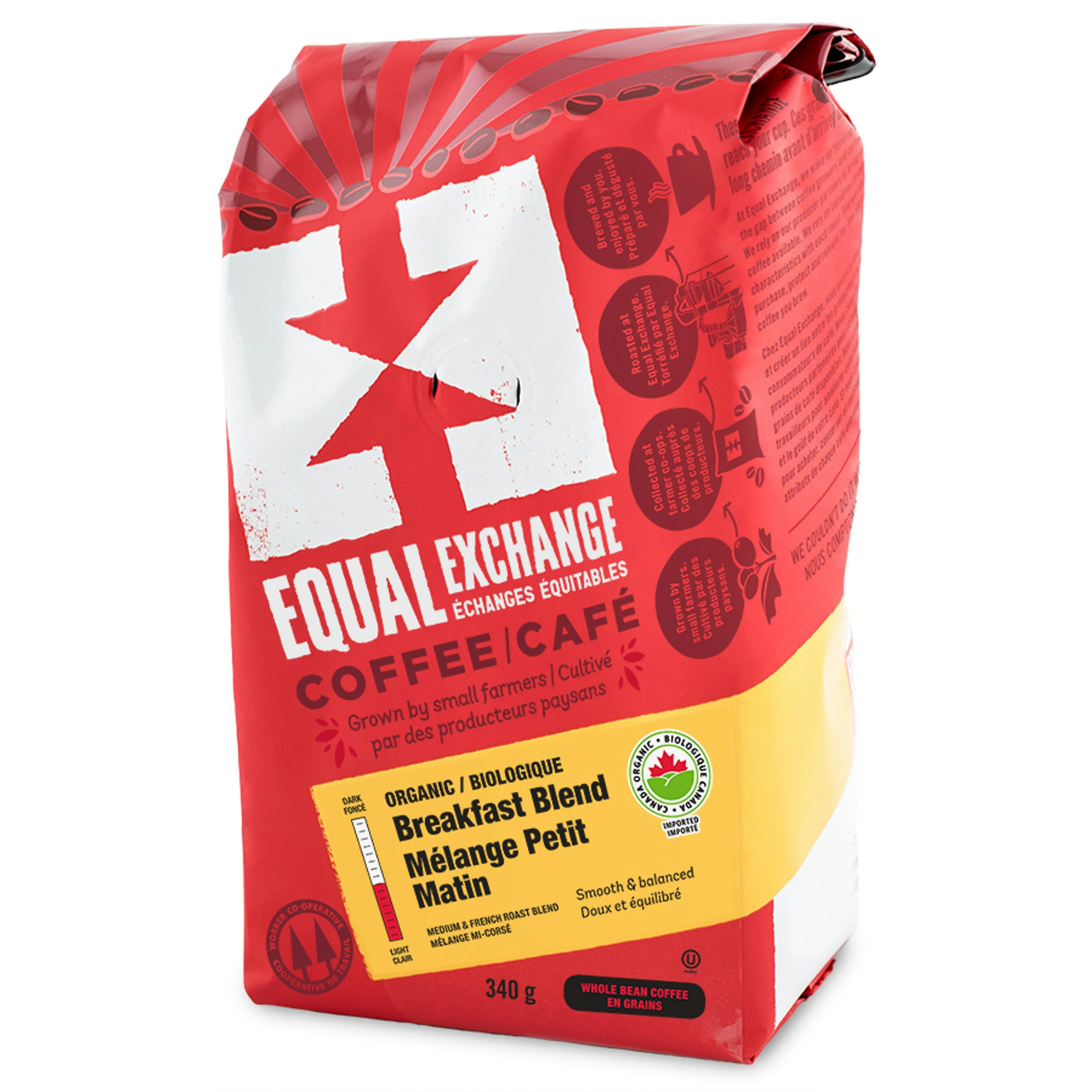 Equal Exchange organic coffee beans