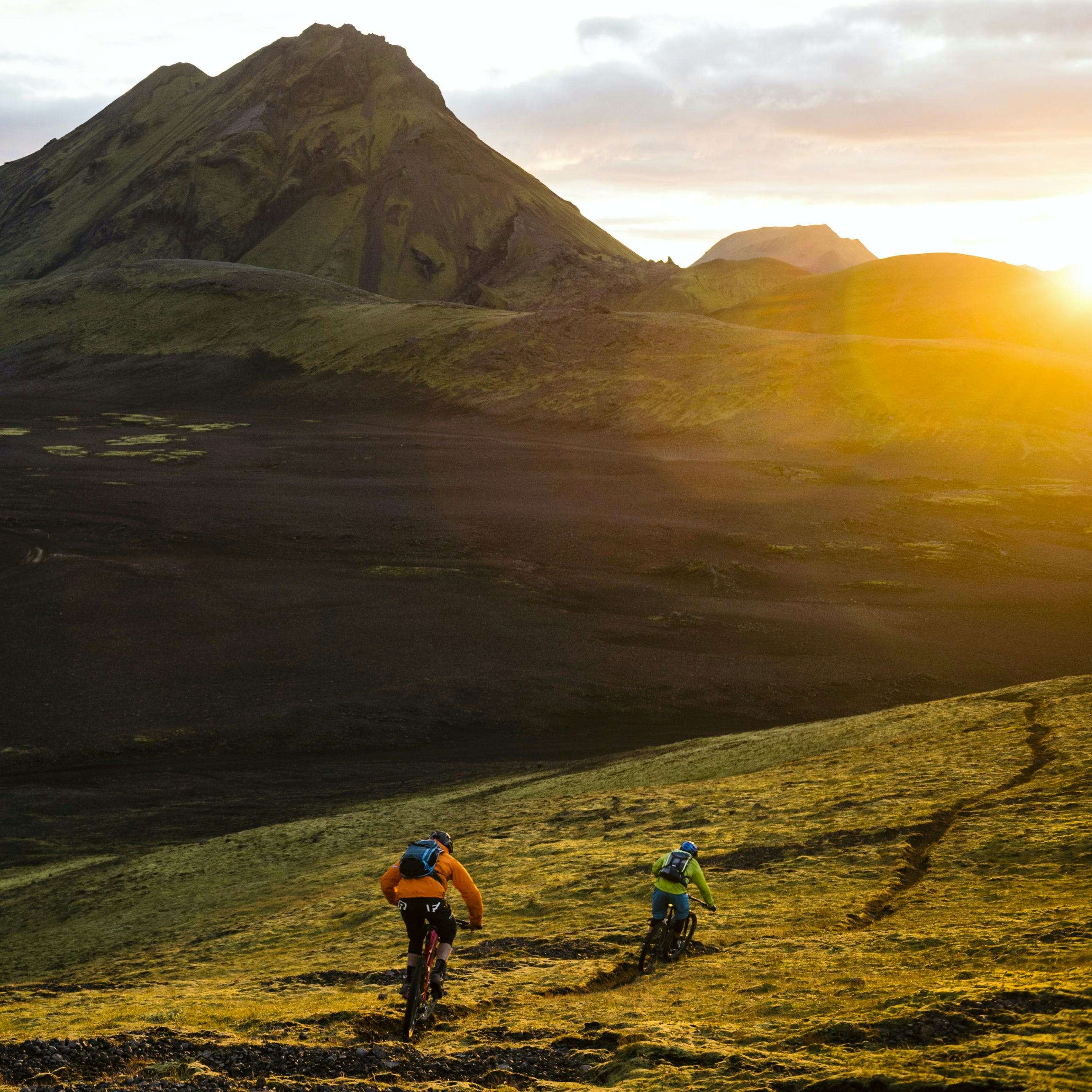 Mountain biking in Iceland