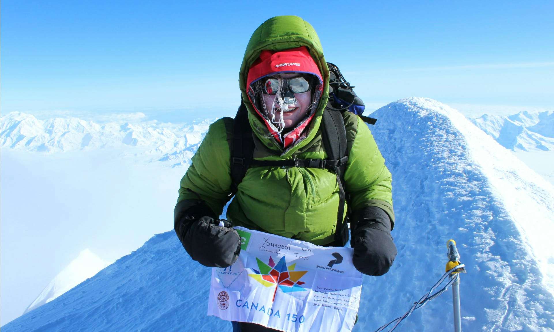 Naomi Prohaska on Mount Logan