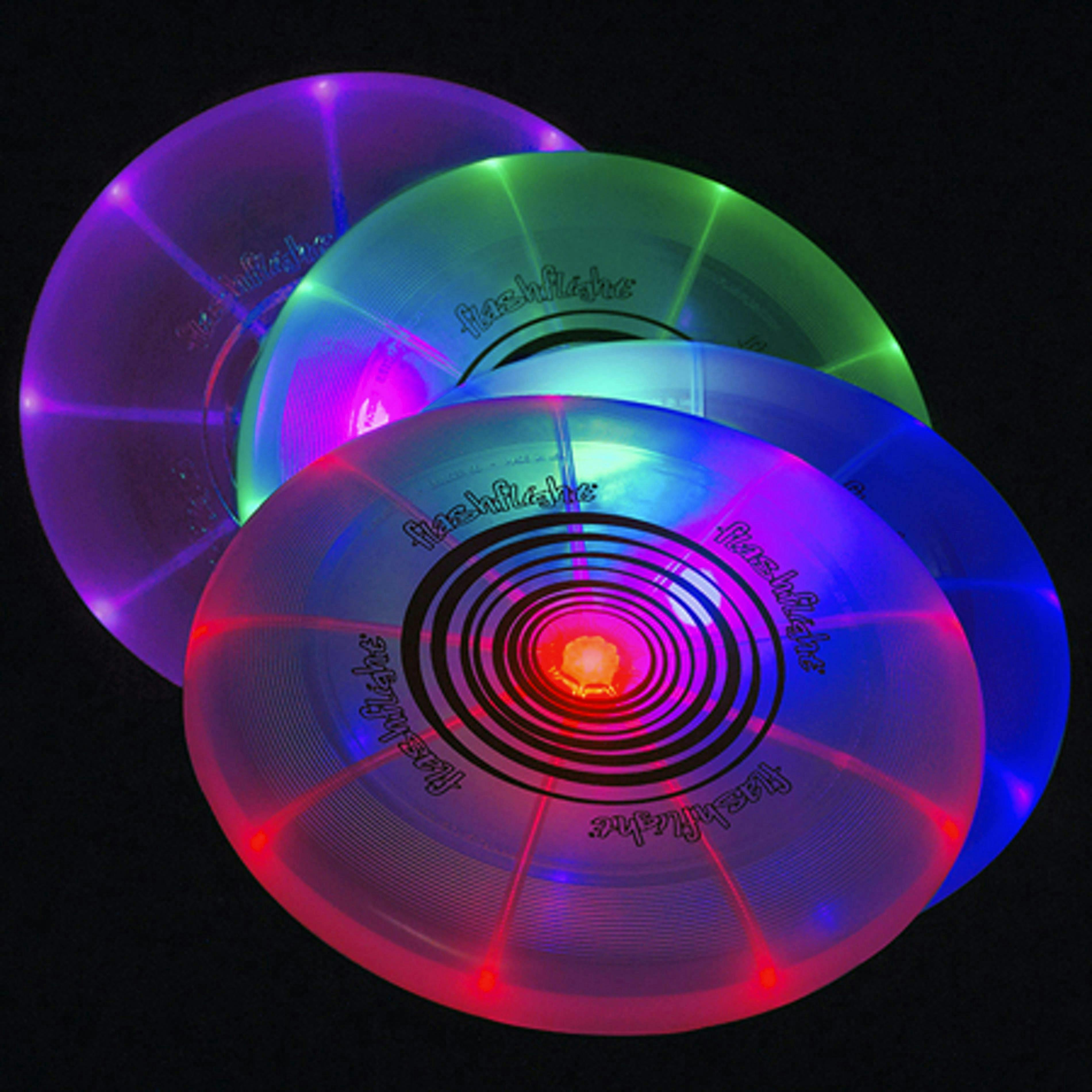 Light up flying discs