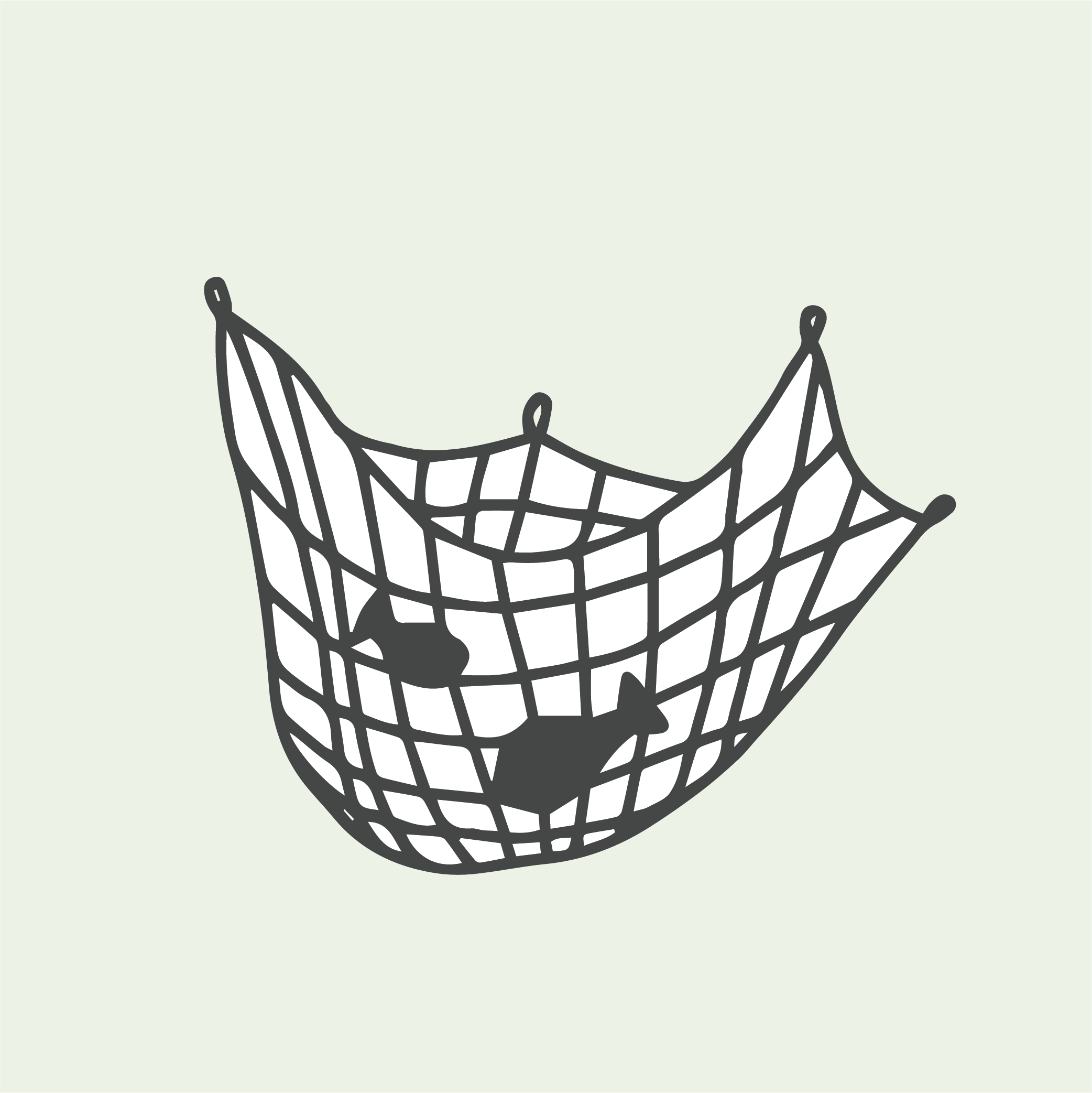Illustration of a fishing net