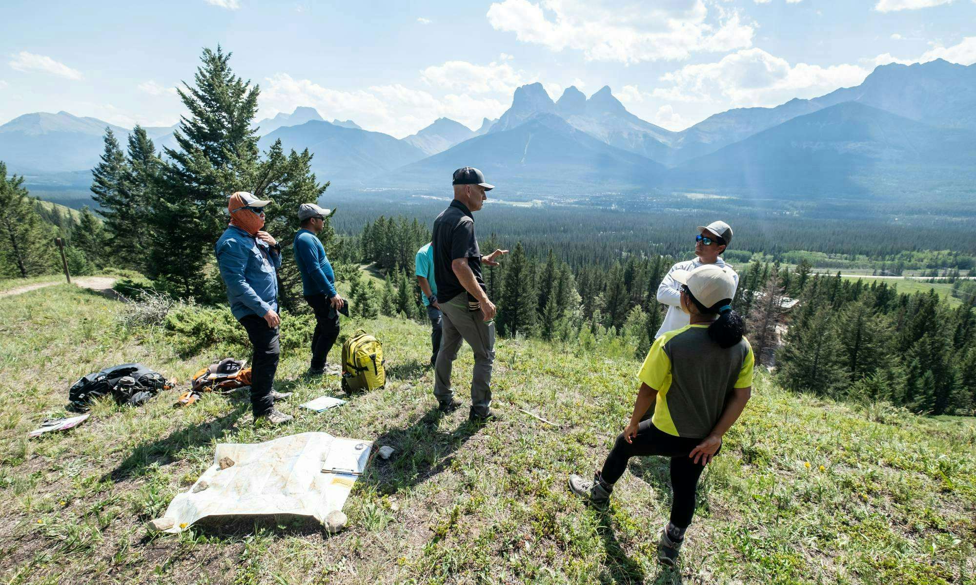 Photo: ACMG summer Adventure Access Program with the K8 Mountaineering Club of Alberta