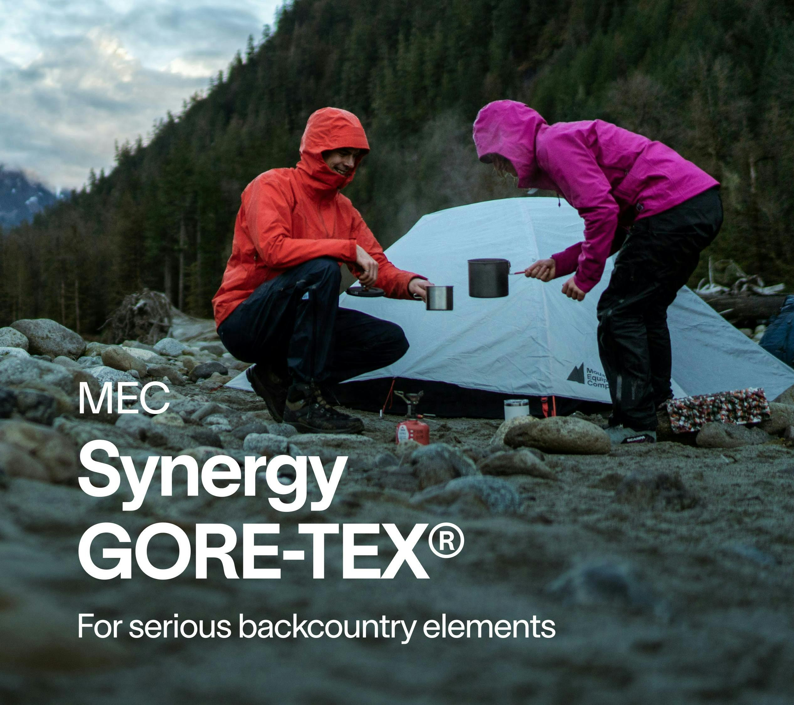 MEC Synergy GORE-TEX®    For serious backcountry elements 