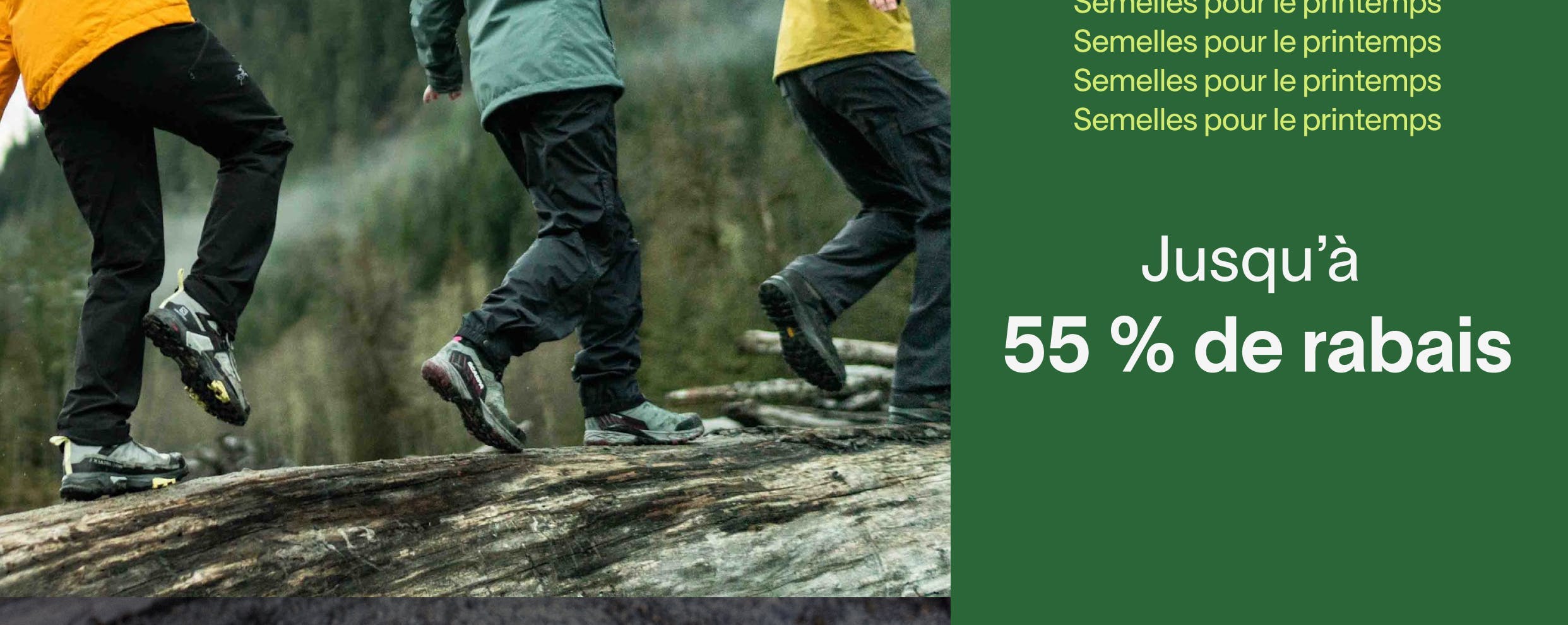 Jusqu’à 55 % de rabais souliers pour tous les sentiers