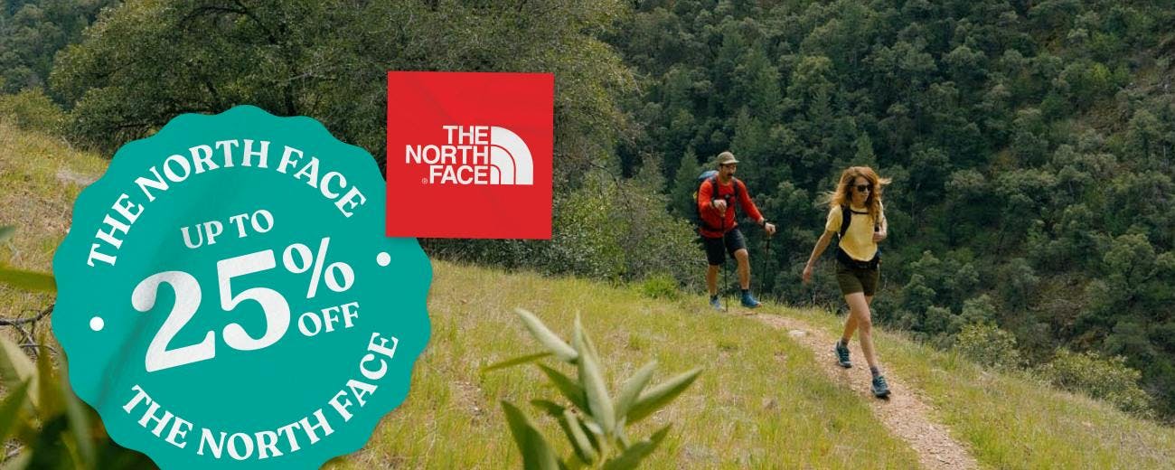 Up to 25% off The North Face